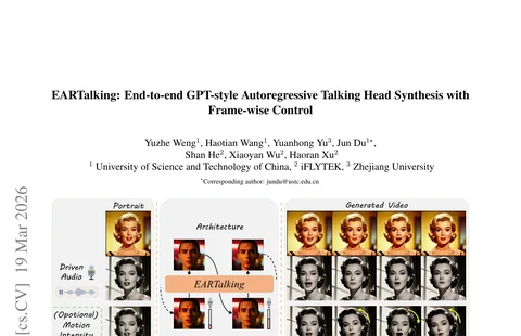 EARTalking: End-to-end GPT-style Autoregressive Talking Head Synthesis with Frame-wise Control